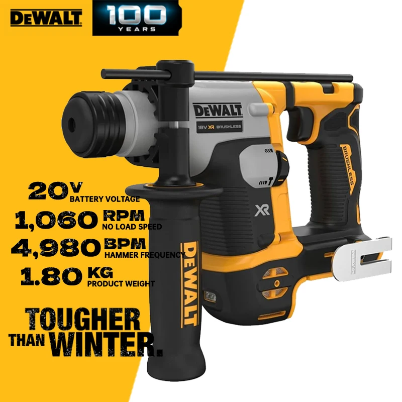 DEWALT DCH172N Rotary Hammer Drill Bare Tool 20V MAX 5/8″ Brushless Motor SDS PLUS Cordless Impact Drill Power Tools DCH172